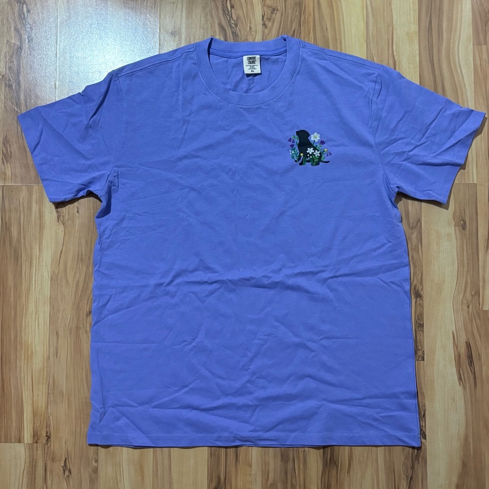 New Comfort Colors Adult XL Purple 100 Cotton Short Sleeve T